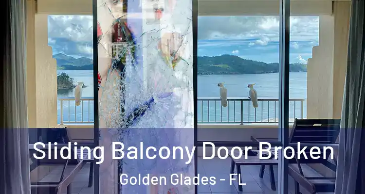  Sliding Balcony Door Broken Golden Glades - FL
